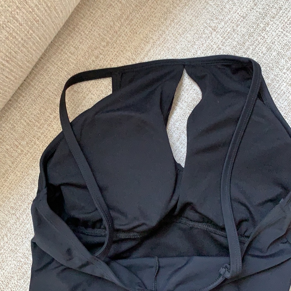 NWOT black tummy control one piece bathing suit - Picture 4 of 6